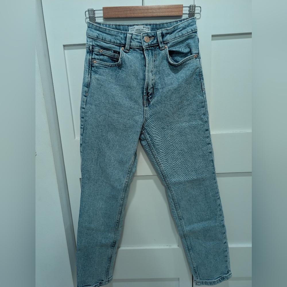 Stradivarius High Rise Women Jeans - Light Blue